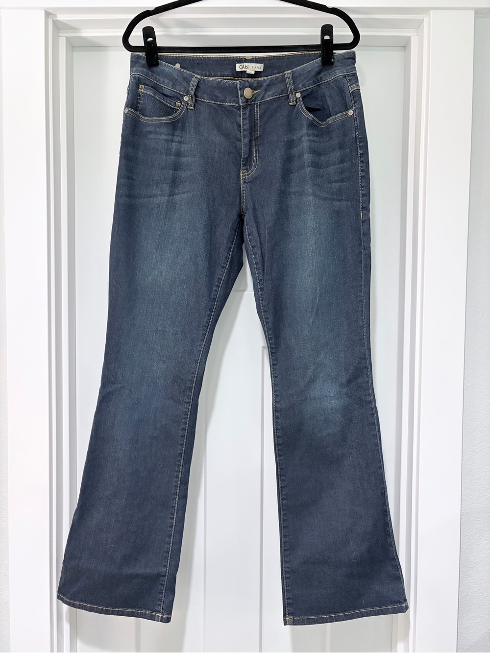 Cabi Curvy Boot Cut stretch jeans.  Style 120. Size 12